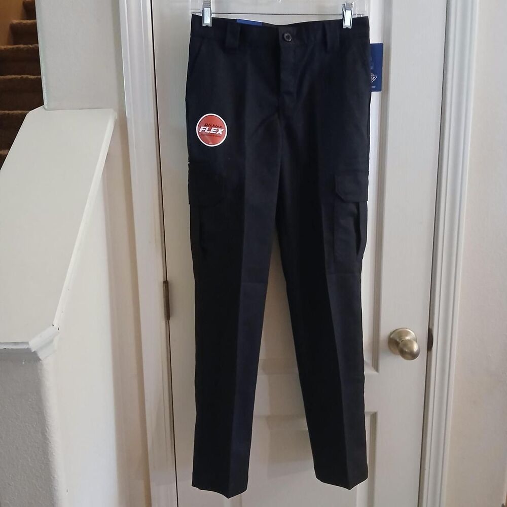 NWT Dickies Boys Flex Slim Fit Tapered Leg Cargo Pants 14 Streetwear Grunge Y2K